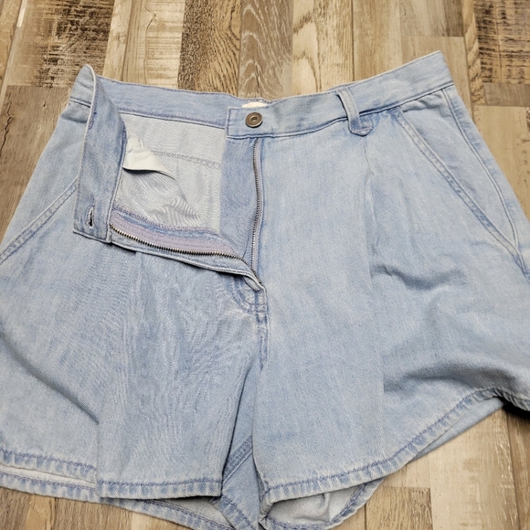 29 COS High Waisted Soft Blue Denim Shorts - Picture 5 of 7